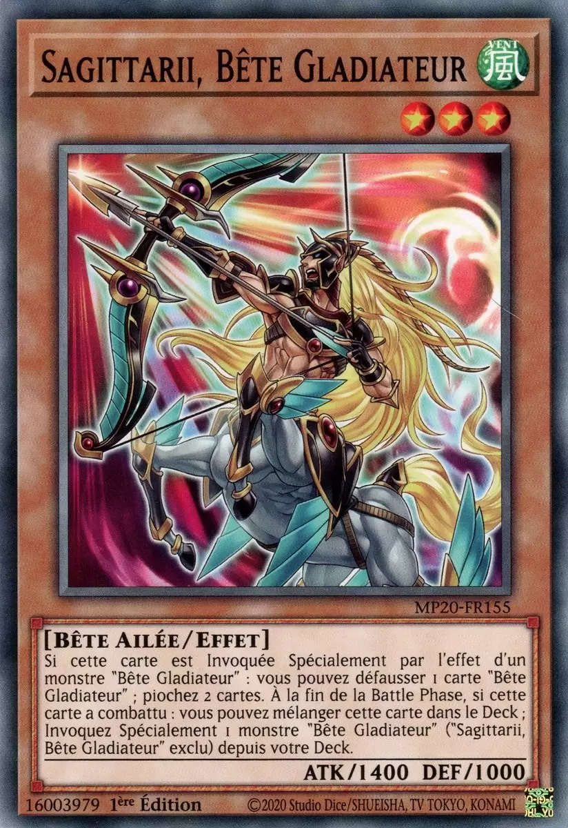 Mega Tins 2020 : Mémoires Perdues MP20 - Sagittarii, Bête Gladiateur