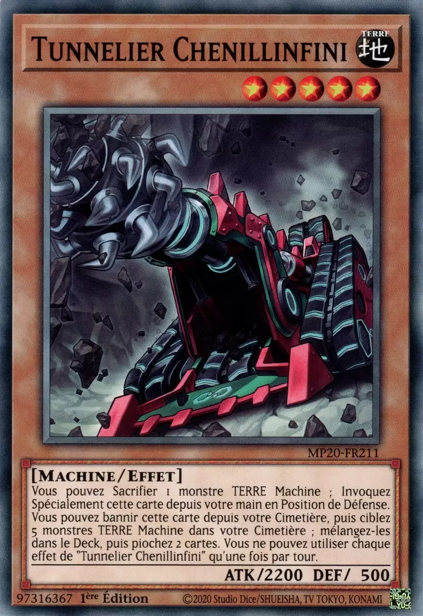 Mega Tins 2020 : Mémoires Perdues MP20 - Tunnelier Chenillinfini