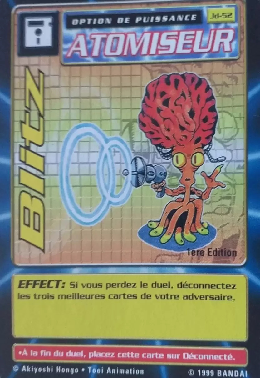 Carte Digimon JD - Blitz 1ère Edition