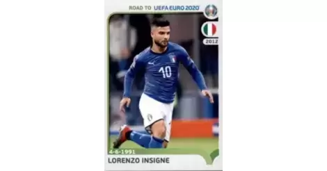 Lorenzo Insigne Italy Road To Euro 2020 Sticker 174