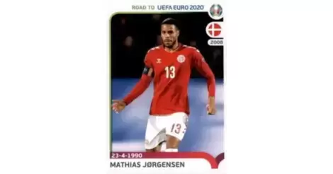 Sticker 70 Road to EM 2020 Dänemark Mathias Jorgensen 