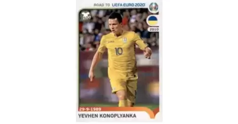 Sticker 431 Road to EM 2020 Ukraine Yevhen Konoplyanka 