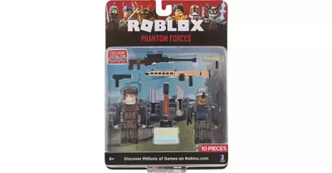 Roblox Action Collection - Phantom Forces: Ghost Figure Pack [Includes  Exclusive Virtual Item] 