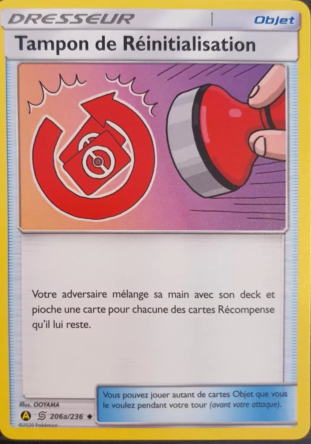 Cartes Pokémon Alternatives - Tampon de Réinitialisation