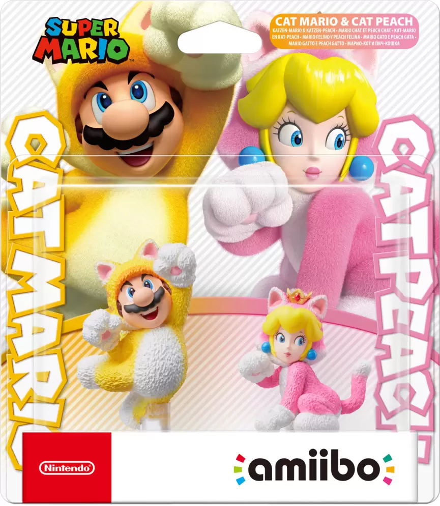 Amiibo - Cat Mario & Cat Peach 2-Pack