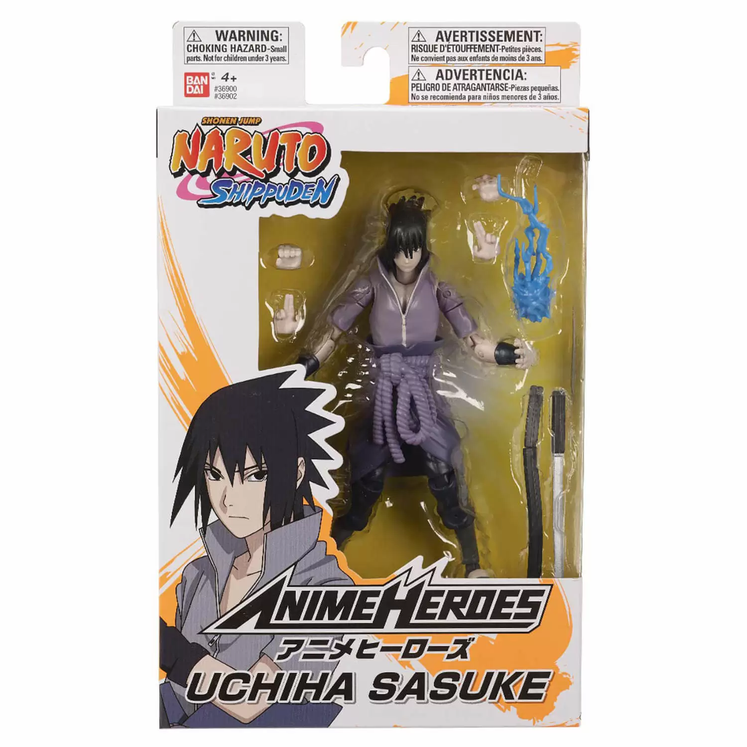 Anime Heroes - Bandai - Naruto Shippuden - Uchicha Sasuke