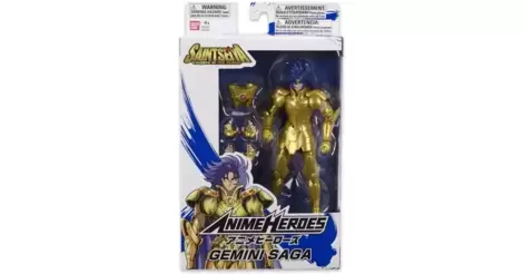 Anime Heroes Saint Seiya Gemini Saga Figure Review 