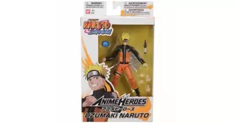 Bandai - Figura de Ação Anime Heroes Naruto Shippuden - Namikaze