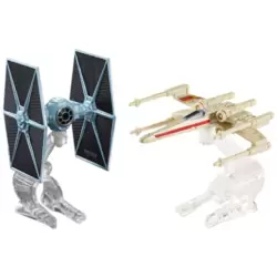 X-Wing Fighter Red 2 VS. Tie Fighter