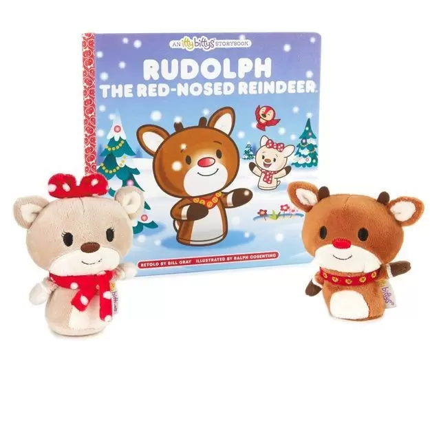 Rudolph The Red-Nosed Reindeer - Rudoph and Clarice with Book