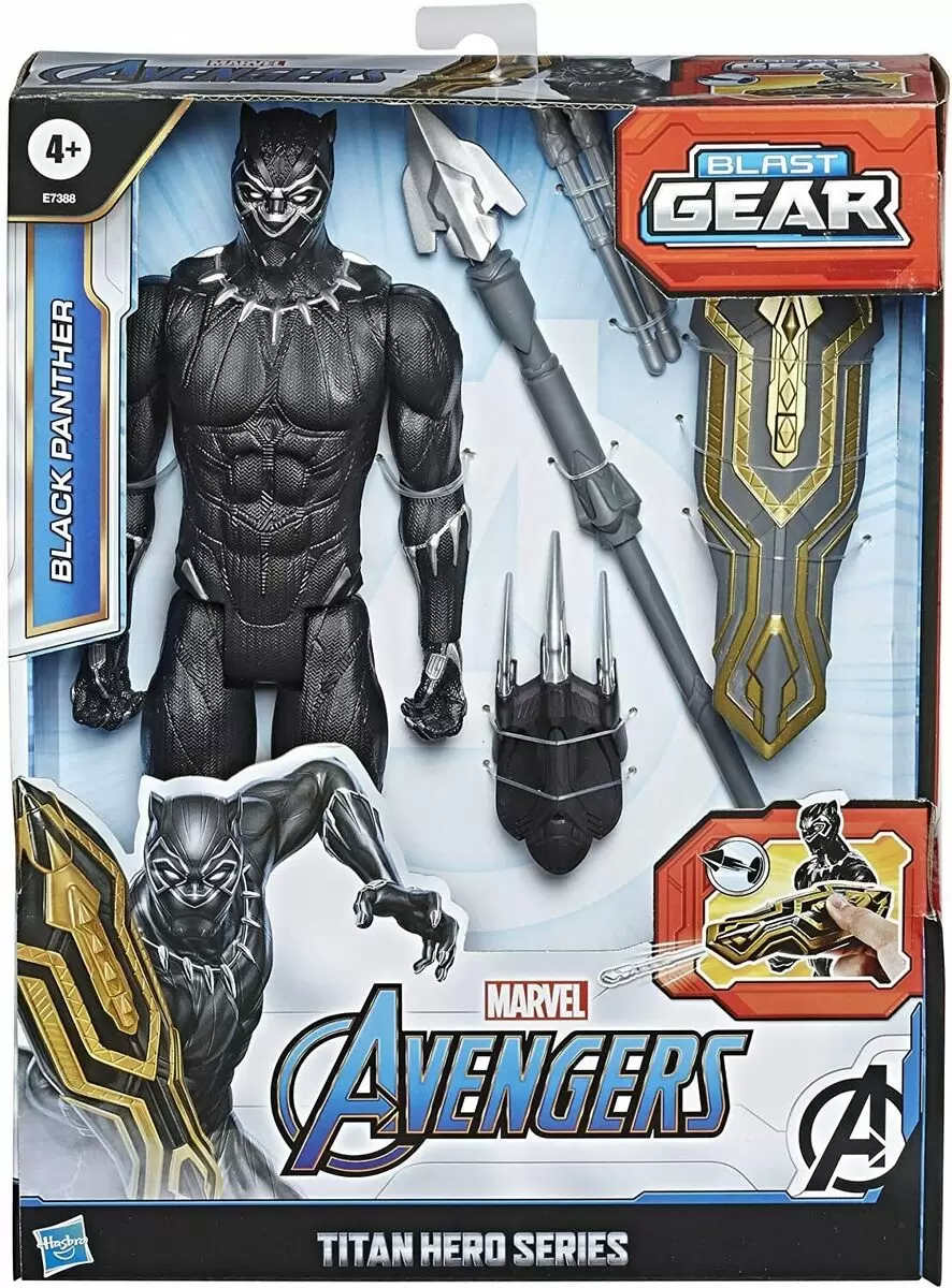 Titan Hero Series - Black Panther Blast Gear