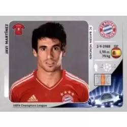 Original Autogrammkarte Saison 2014/2015 FC Bayern München Javi MARTINEZ 