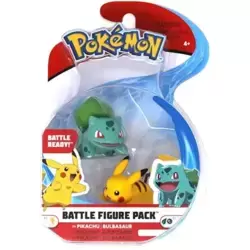 Battle Figure Pack - Pikachu & Bulbizarre 2 Pack