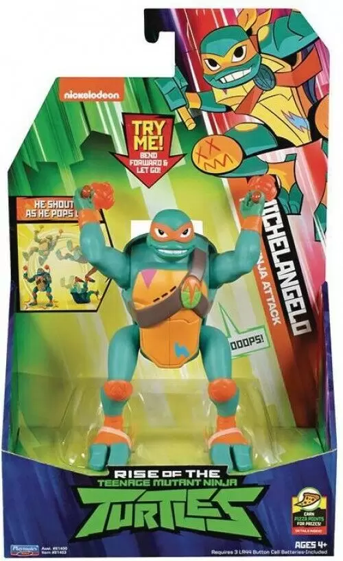 Rise of the Teenage Mutant Ninja Turtles - Michelangelo - Pop-up Ninja Attack