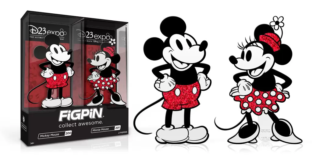 Disney - Figpin - Mickey & Minnie 2 Pack