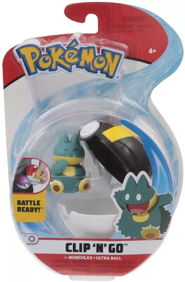 Pokémon Action Figures - Clip\'N\'Go Muchlax