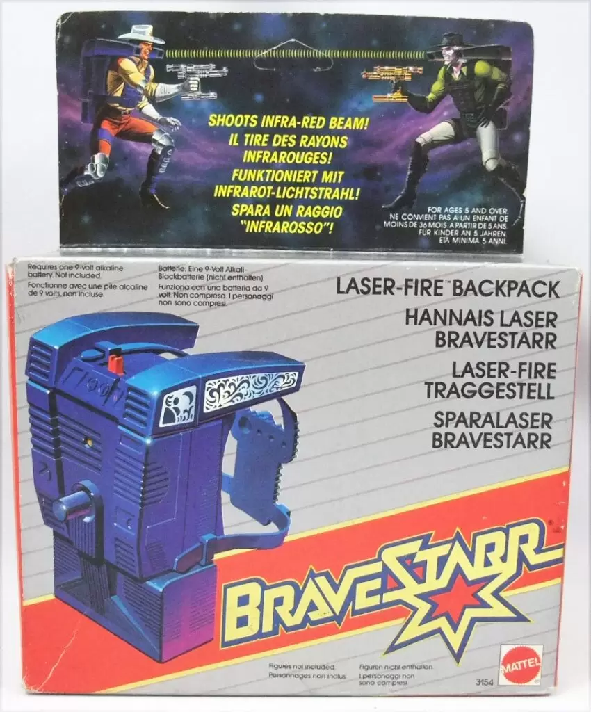 BraveStarr (Mattel) - Laser-Fire Backpack