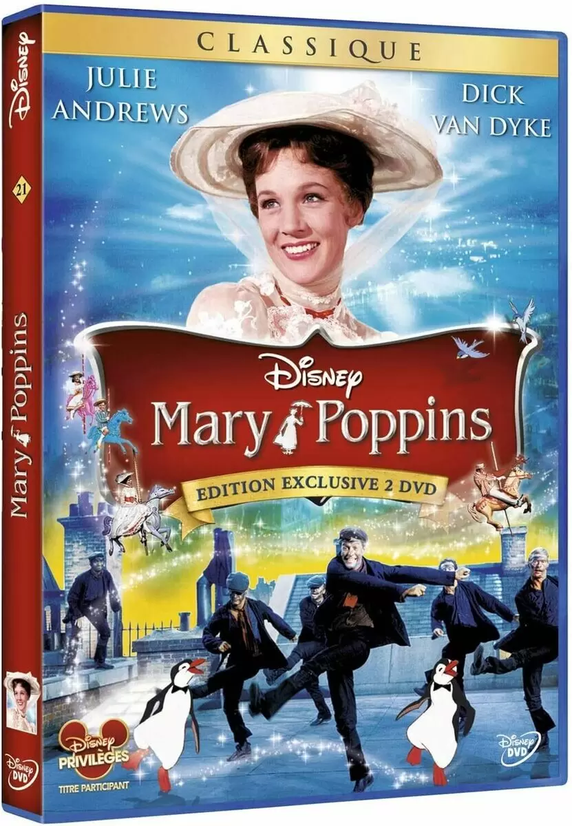 Les grands classiques de Disney en DVD - Mary Poppins (Edition 45e Anniversaire)