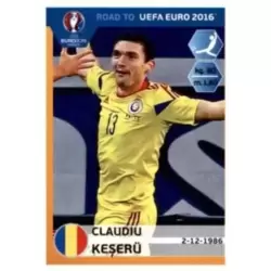 Claudiu Keseru Romania Road To Euro 2016 Sticker 255