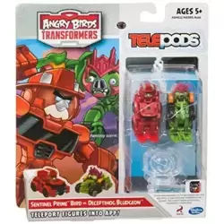 Sentinel Prime Bird vs Deceptihog Bludgeon