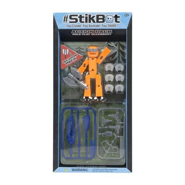 Stikbot - Weapon Pack - Orange Bot