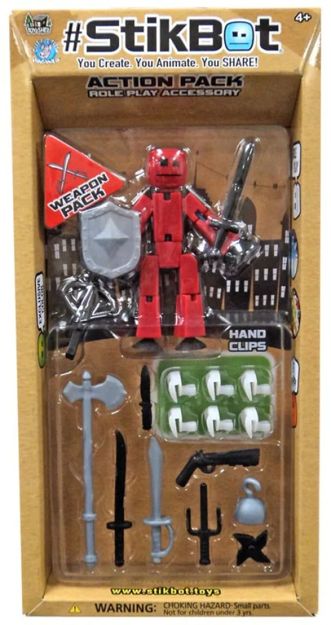 Stikbot - Weapon Pack - Red Bot