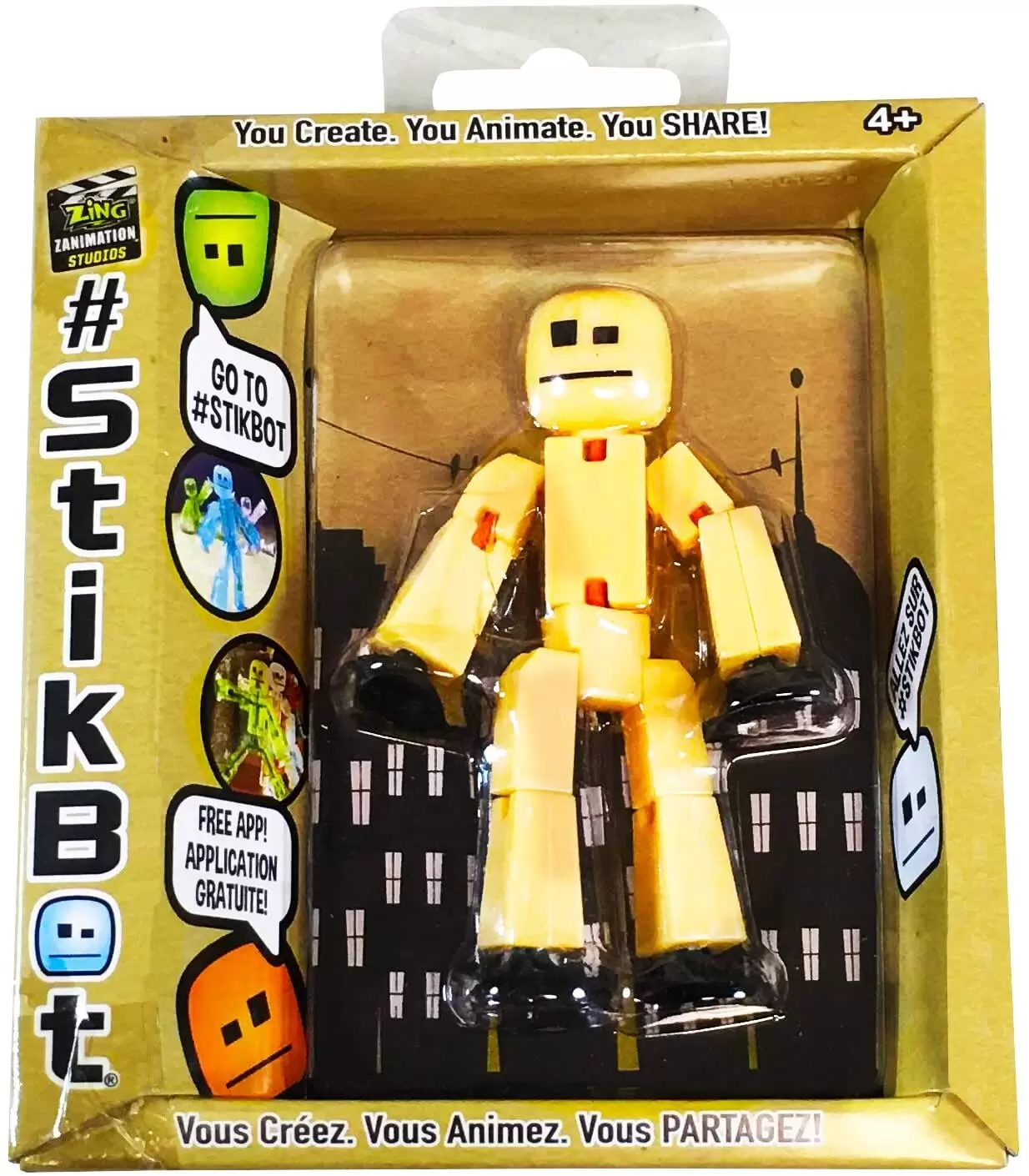 Bot - Beige - Stikbot