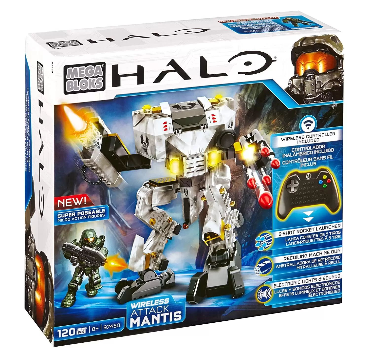 Halo Mega Bloks - Wireless Attack Mantis