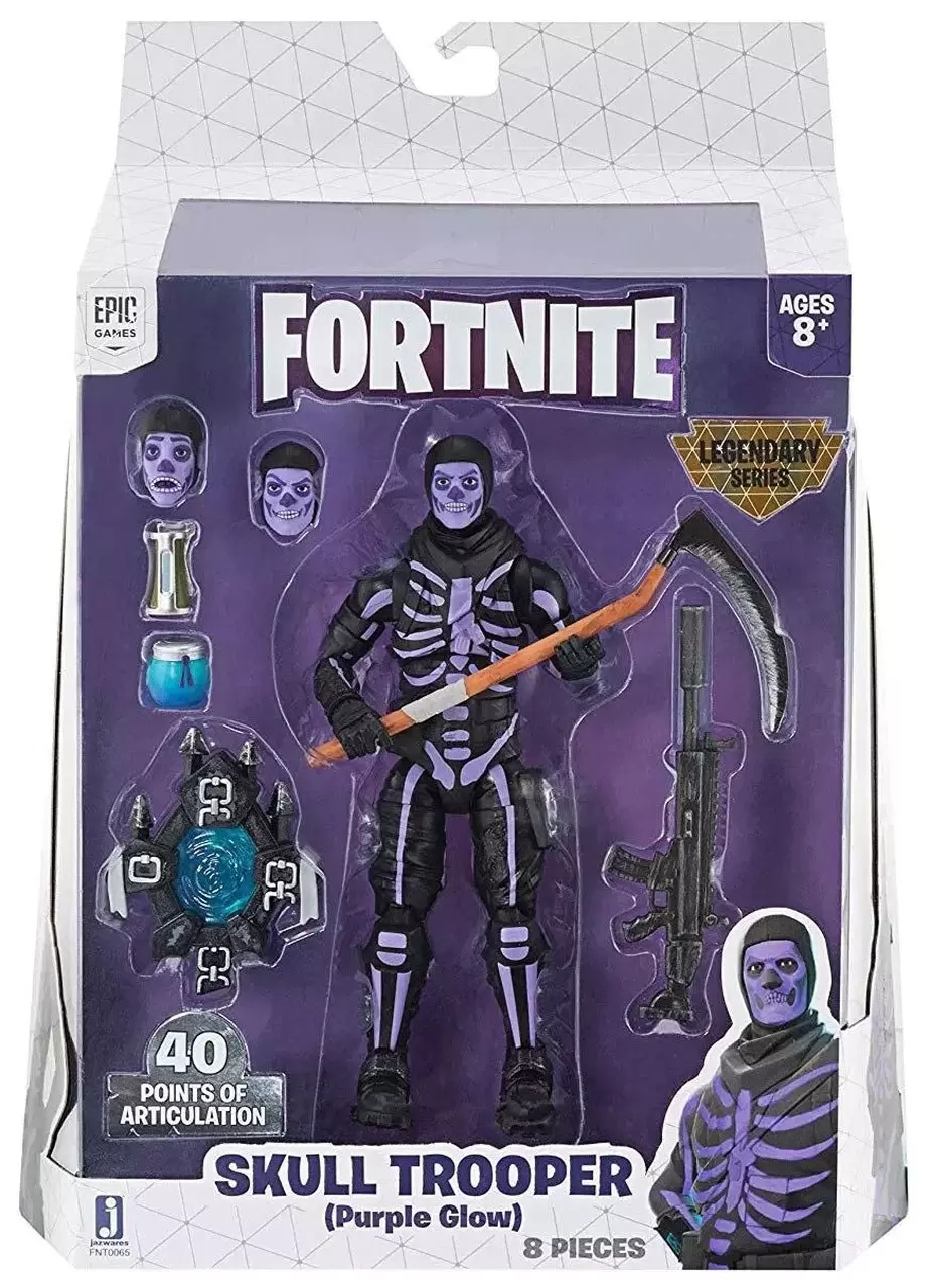 Fortnite JazWares - Legendary Series - Skull Trooper Purple Glow