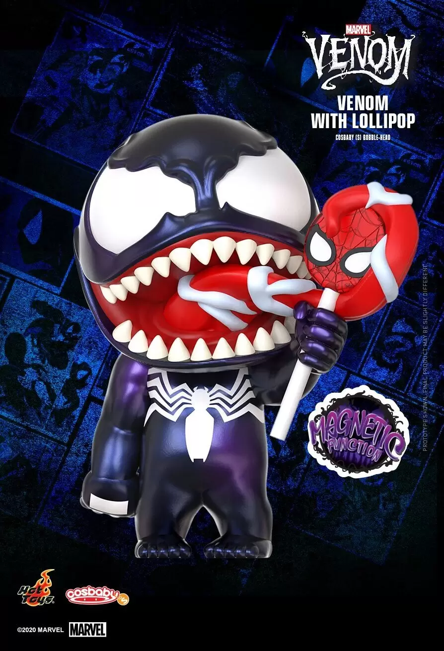 Cosbaby Figures - Venom with Lollipop