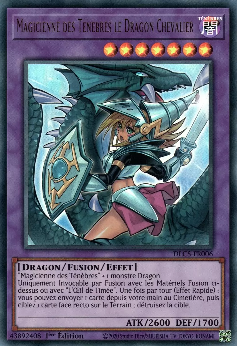 Les Dragons de Légende : La Série Complète DLCS - Magicienne des Ténèbres le Dragon Chevalier