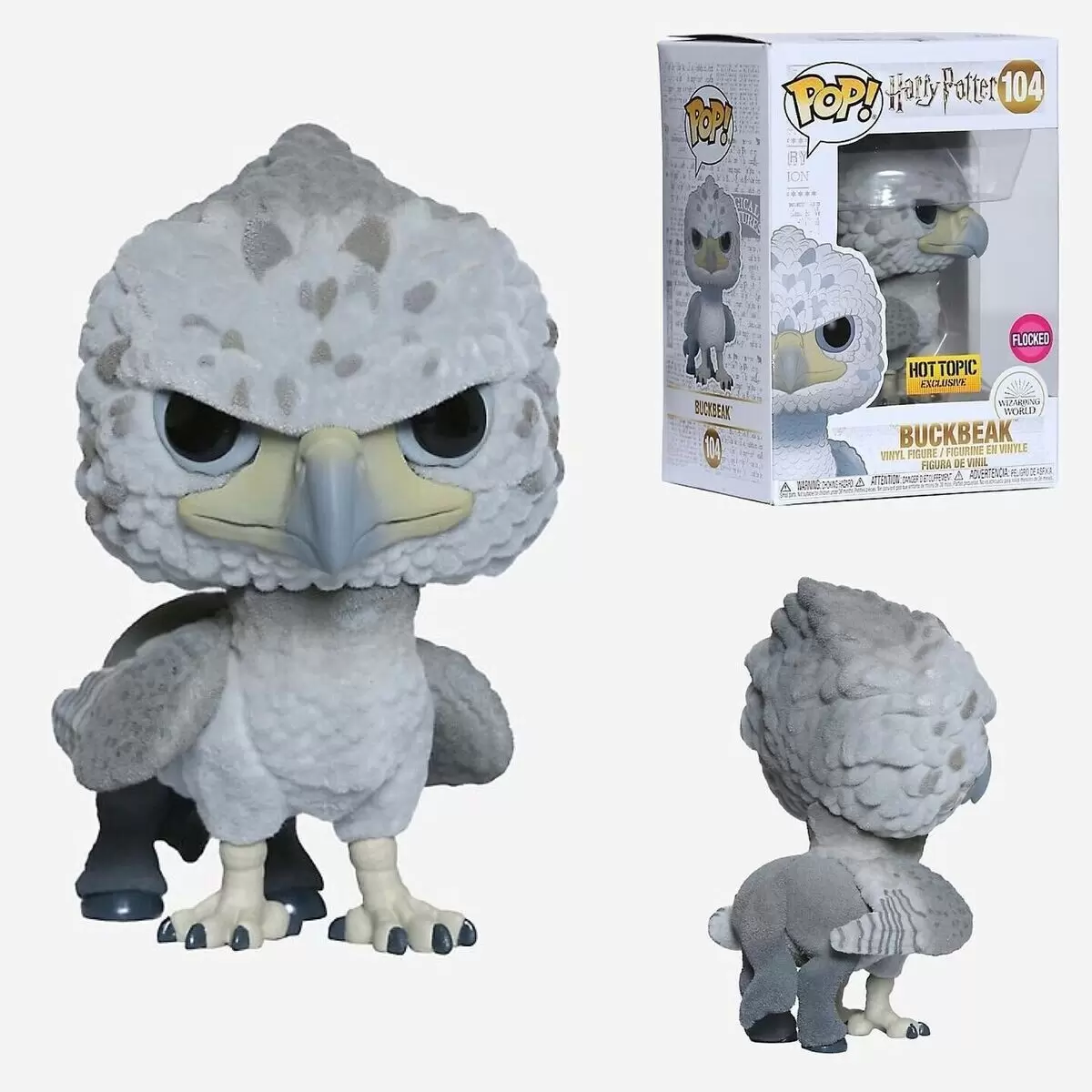 BuckBeak Flocked (Black eyes) - POP! Harry Potter action figure 104