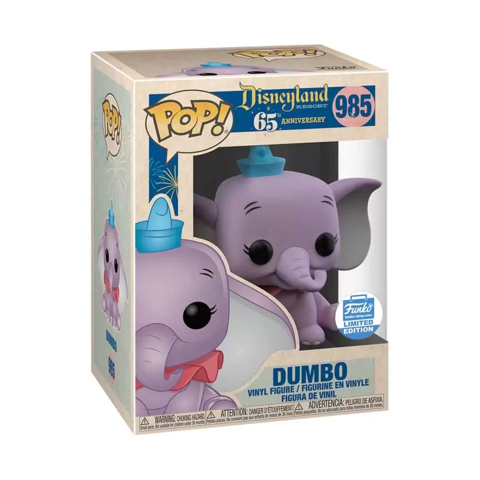 POP! Disney - Disneyland 65th Anniversary - Purple Dumbo