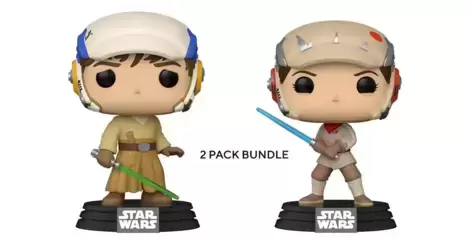 Jedi Training Luke Skywalker & Princess Leia 2 Pack - POP! Star 