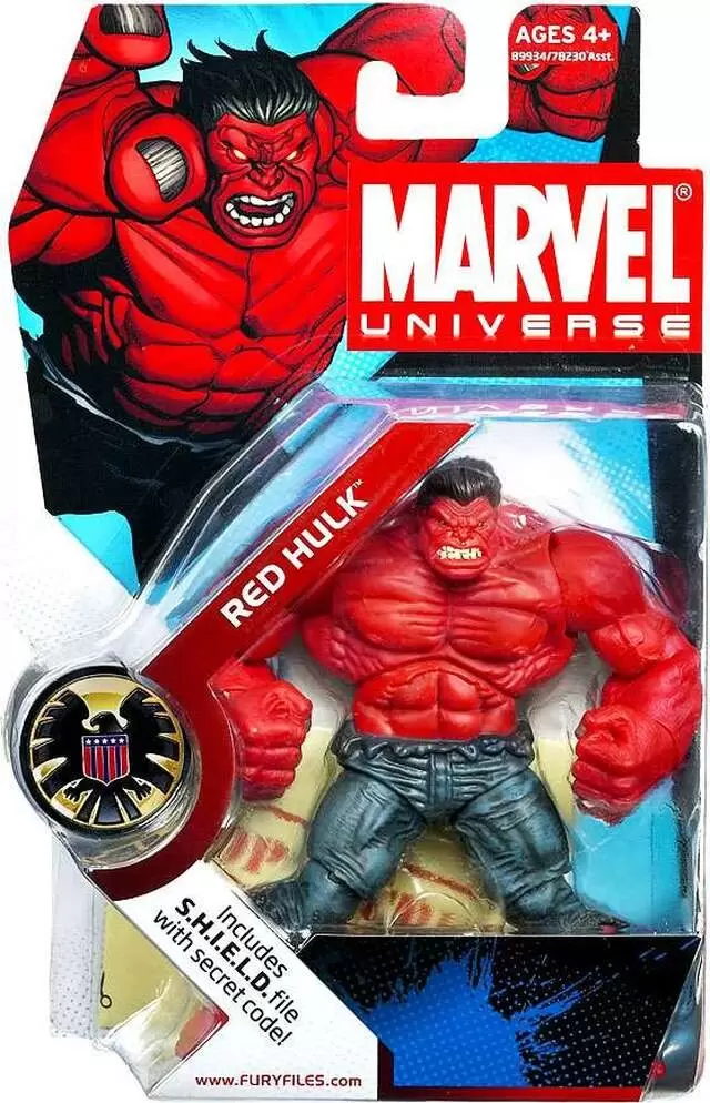 Marvel Universe - Red Hulk + S.H.I.E.L.D. Files
