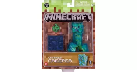 Charged Creeper Minecraft Jazwares figure