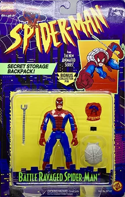 Spider-Man From The New Animated Series - Battle Ravaged Spider-Man