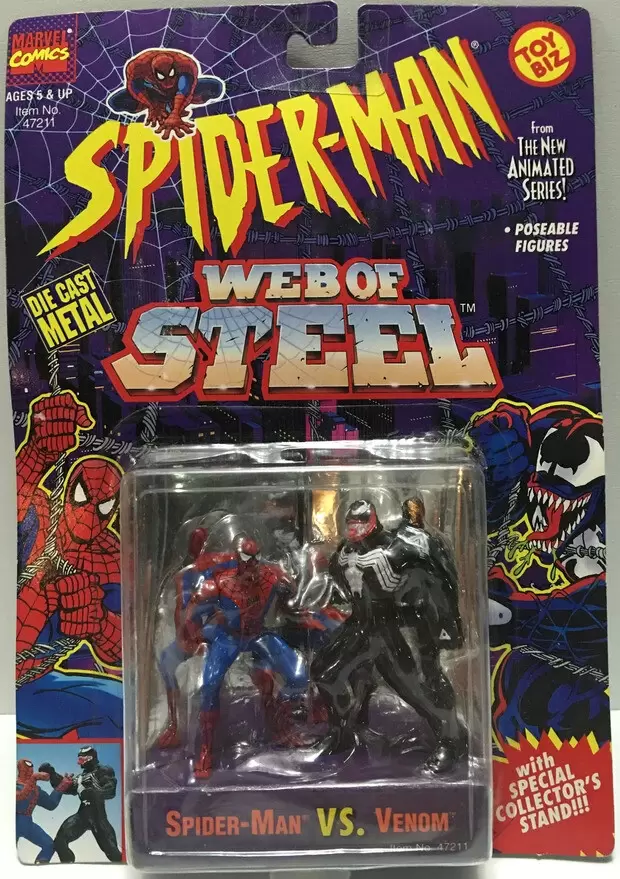 Spider-Man From The New Animated Series - Web of Steel - Spider-Man vs Venom