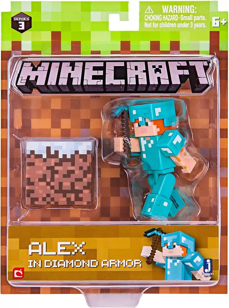 Minecraft - Jazwares - Alex in Diamond Armor