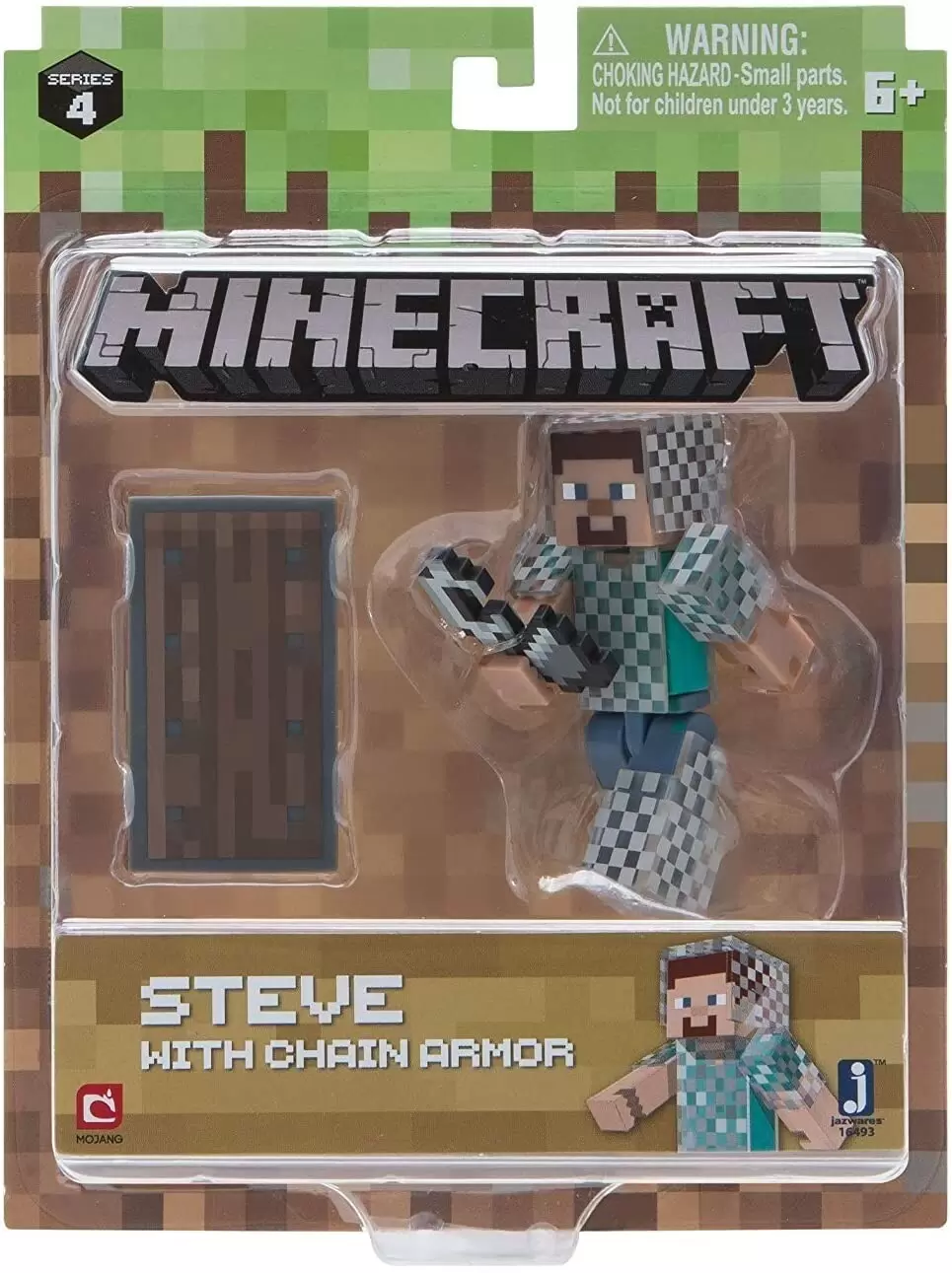Minecraft - Jazwares - Steve with Chain Armor