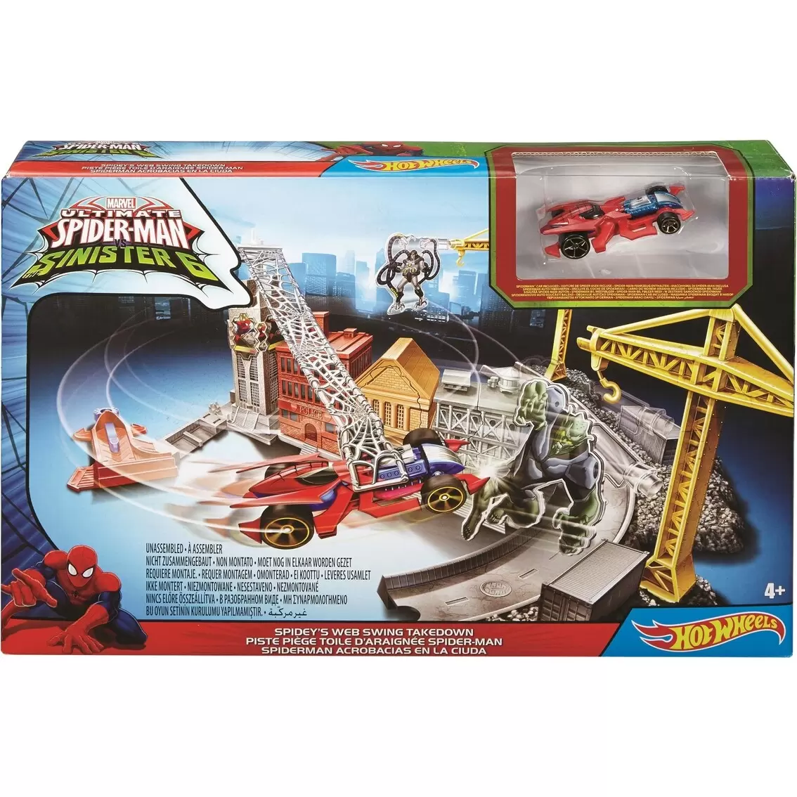 Hot Wheels - Playsets - Spidey\'s Web Swing Takedown