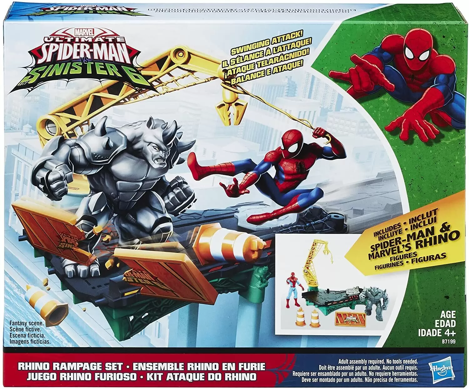 Rhino Rampage - Ultimate Spider-Man Vs The Sinister 6 action figure