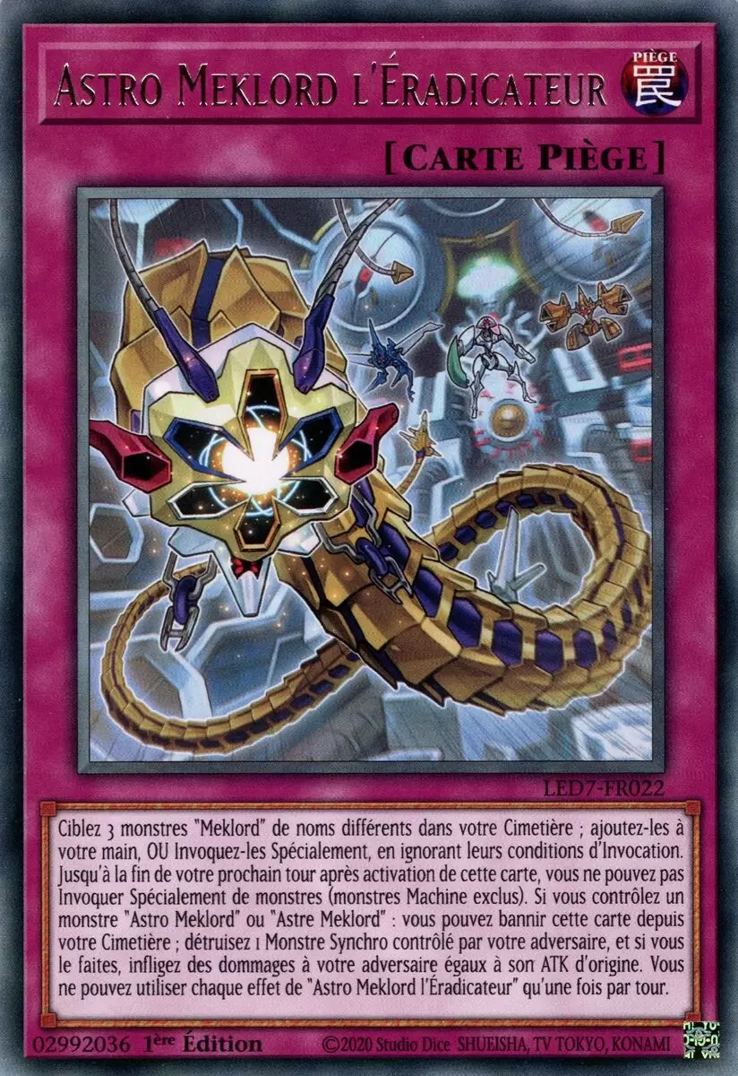Pack du Duelliste - Les Duellistes Légendaires - La Rage de Râ LED7 - Astro Meklord l\'Éradicateur