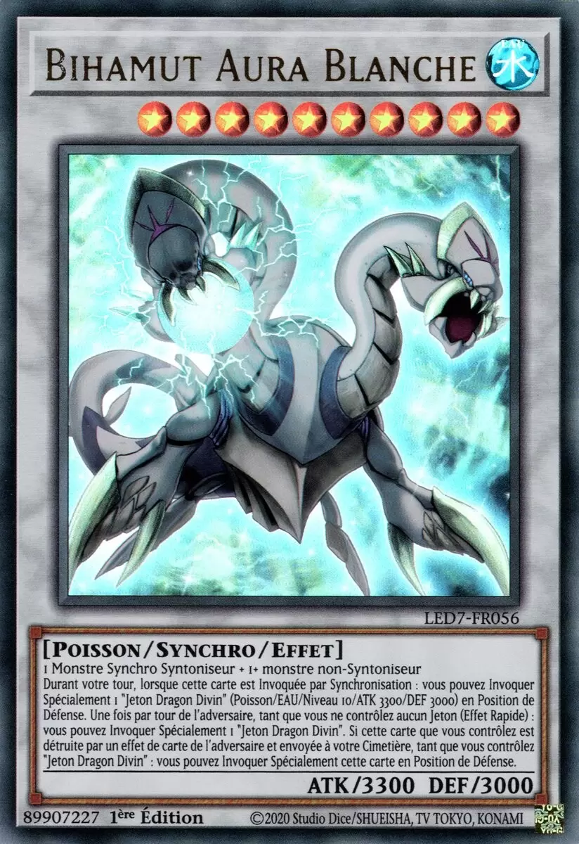 Pack du Duelliste - Les Duellistes Légendaires - La Rage de Râ LED7 - Bihamut Aura Blanche