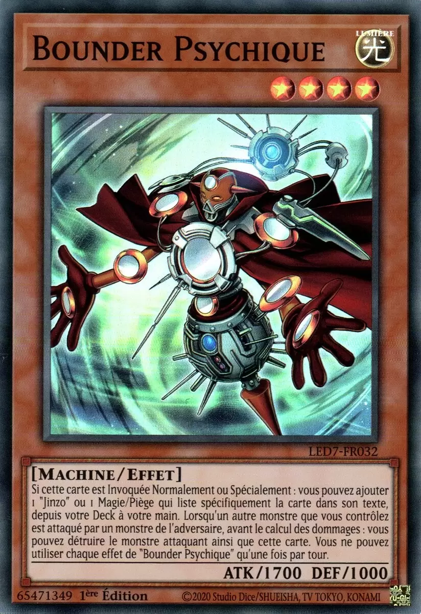 Pack du Duelliste - Les Duellistes Légendaires - La Rage de Râ LED7 - Bounder Psychique