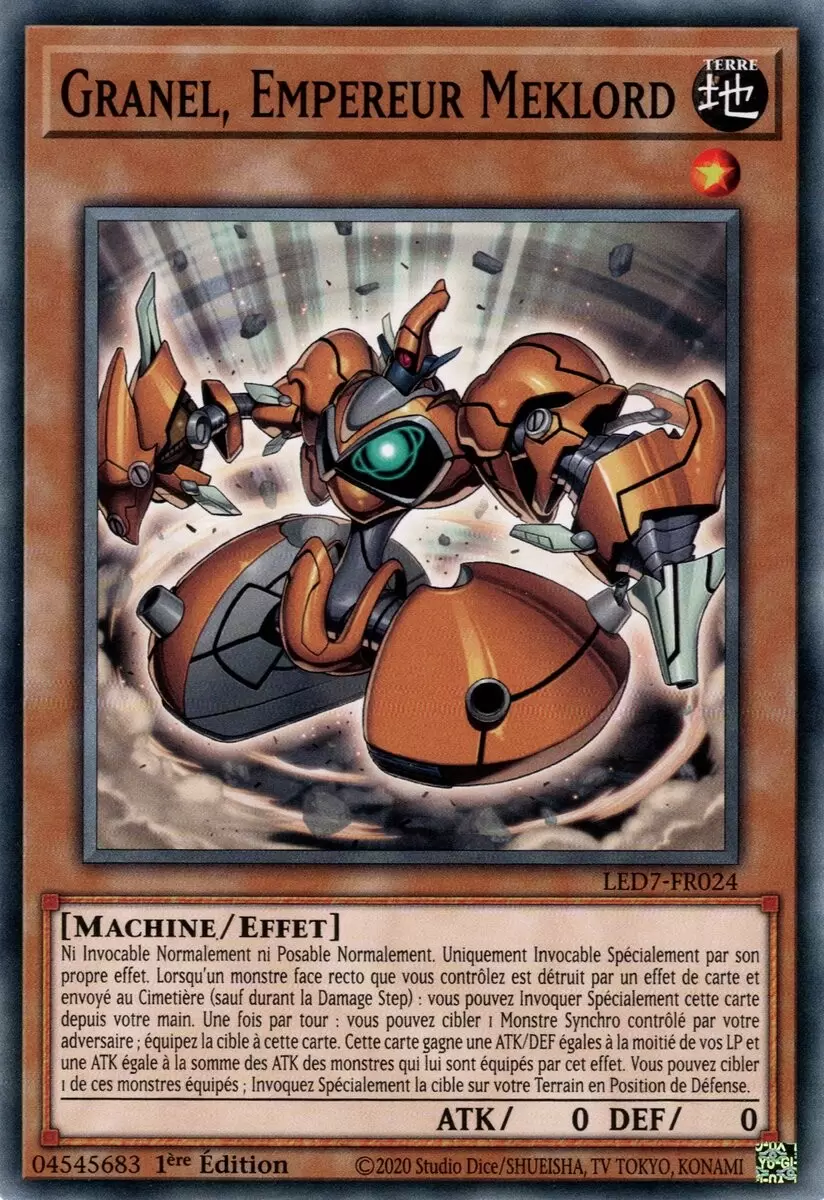 Pack du Duelliste - Les Duellistes Légendaires - La Rage de Râ LED7 - Granel, Empereur Meklord