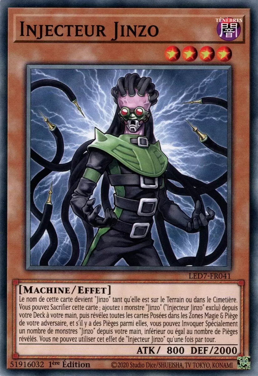 Pack du Duelliste - Les Duellistes Légendaires - La Rage de Râ LED7 - Injecteur Jinzo