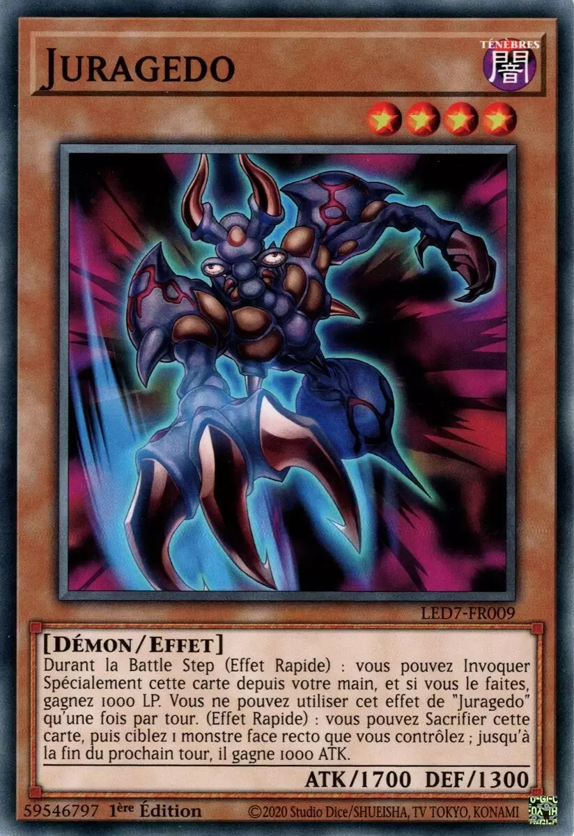 Pack du Duelliste - Les Duellistes Légendaires - La Rage de Râ LED7 - Juragedo