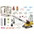 Playmobil Builders - Cable Excavator with building section