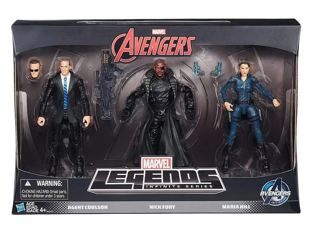 Marvel Legends - Infinite Series - Agent Coulson, Nick Fury and Maria Hill 3 Pack